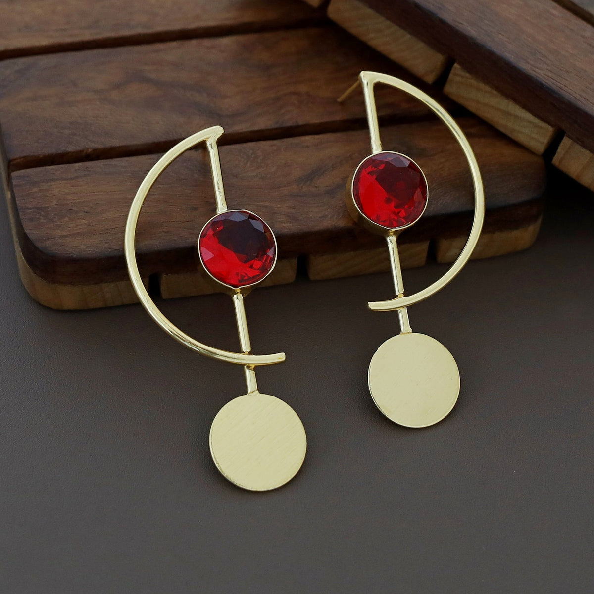 Shape Round Glossy Earring