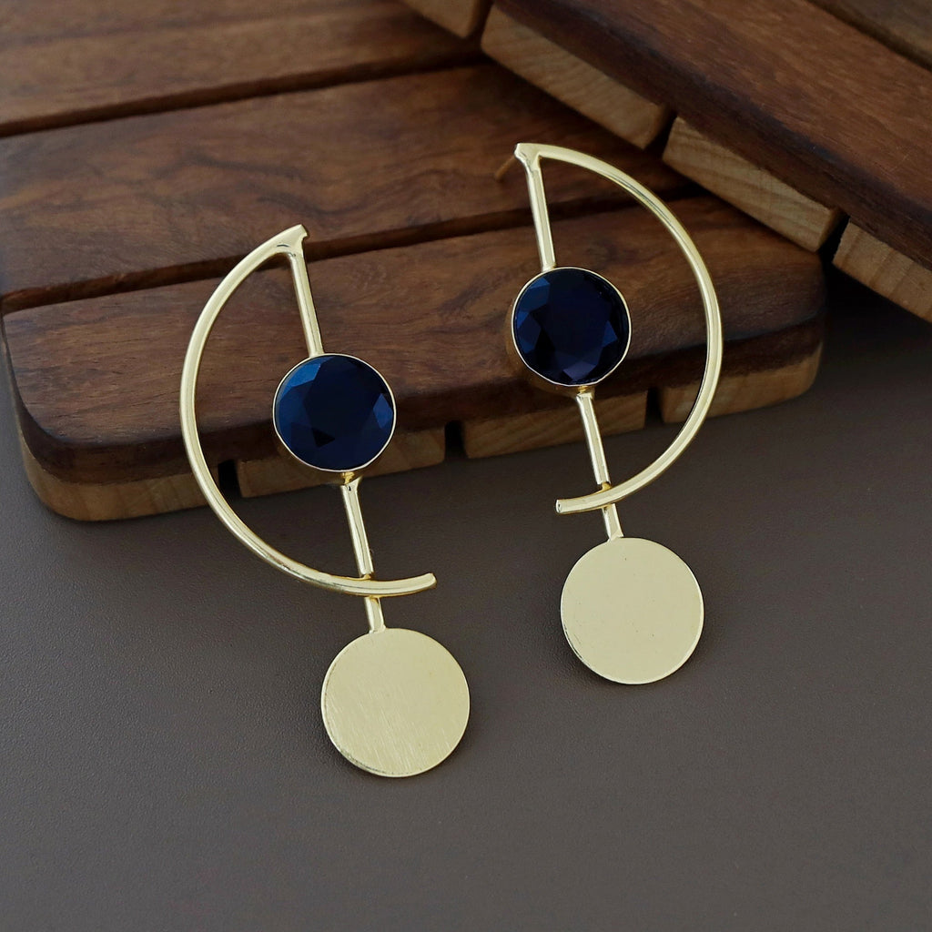 Shape Round Glossy Earring