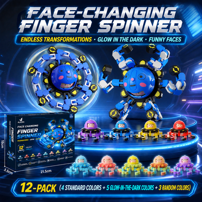 Transforming Mechanical Fidget Spinner Toy