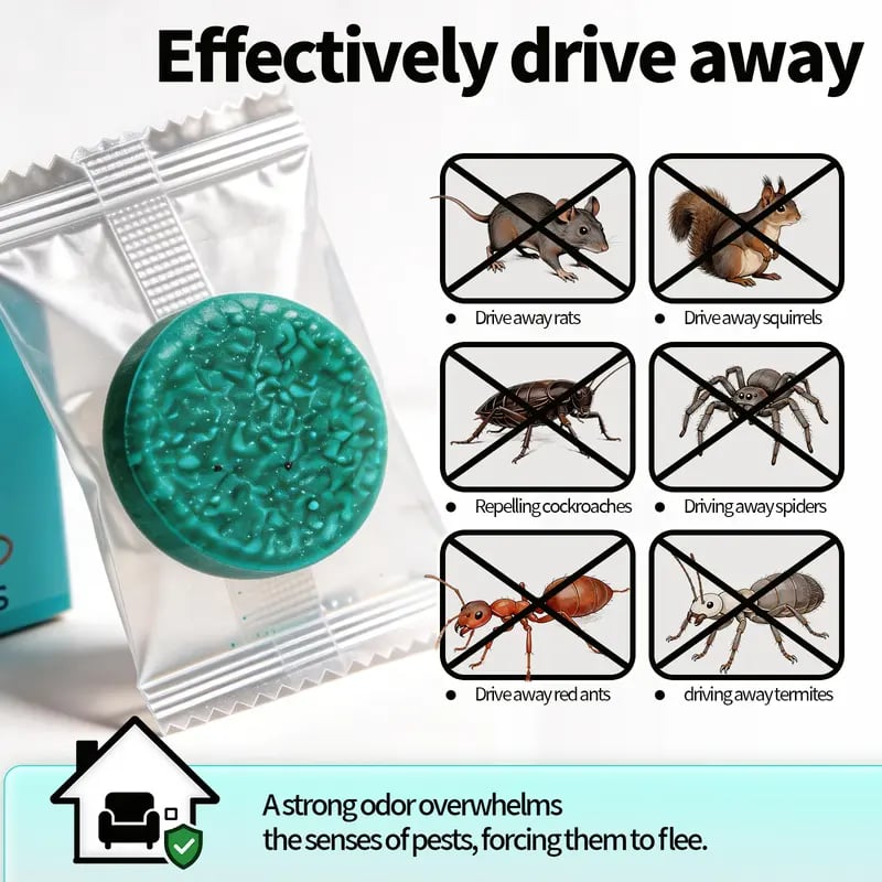 🔥12-Pack Rodent Repellent Balls for Home Kitchen Effective Pest Control Solution