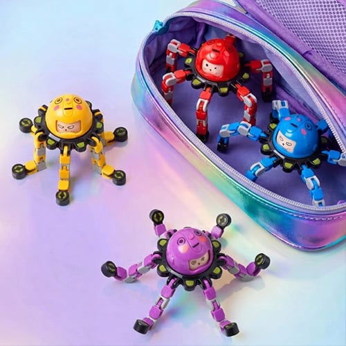 Transforming Mechanical Fidget Spinner Toy