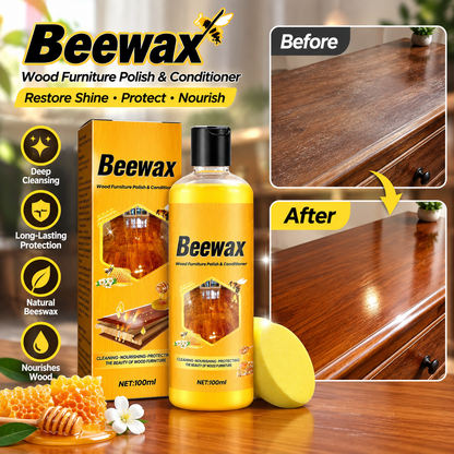 🍯Beeswax Wood Floor & Furniture Cleaner | Stain Remover, Polish & Conditioner | 100ml