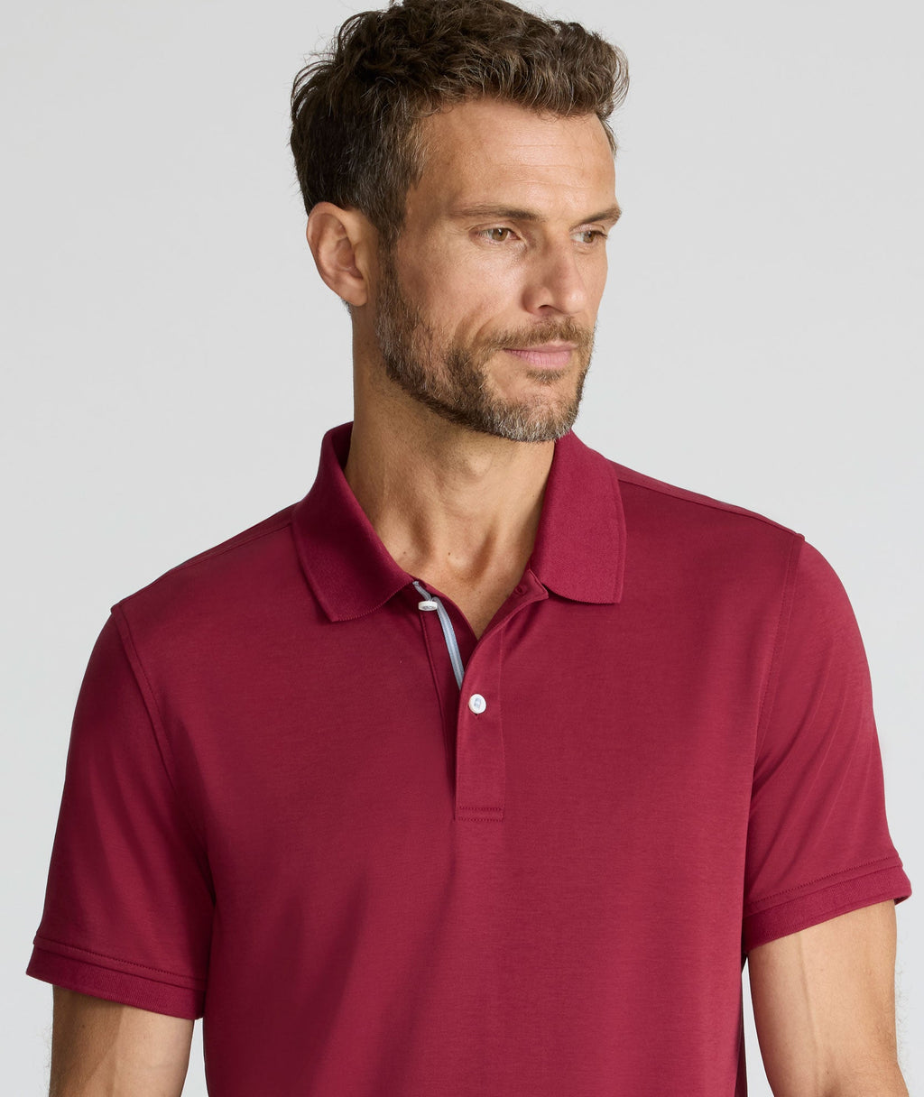 Wrinkle-Free Damaschino Polo