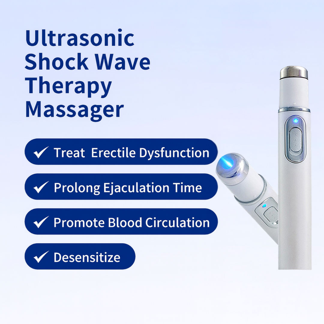 Mresio®  Ultrasonic Shock Wave Therapy Massager——Restore Circulation. Relieve Deep Pain. Rebuild Male Confidence.