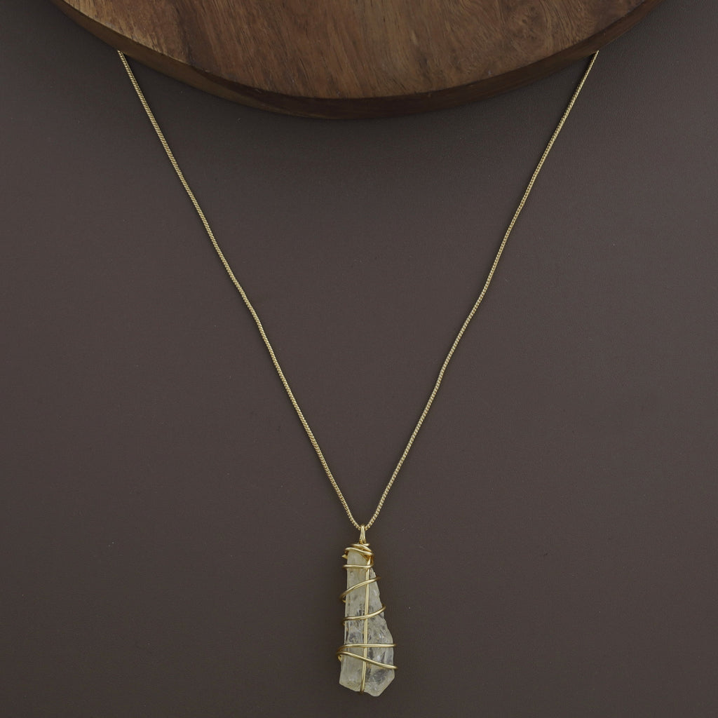 Binded Dyed Stone Neckpiece
