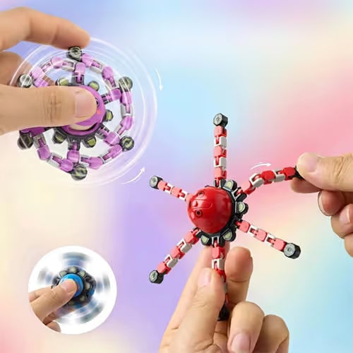 Transforming Mechanical Fidget Spinner Toy