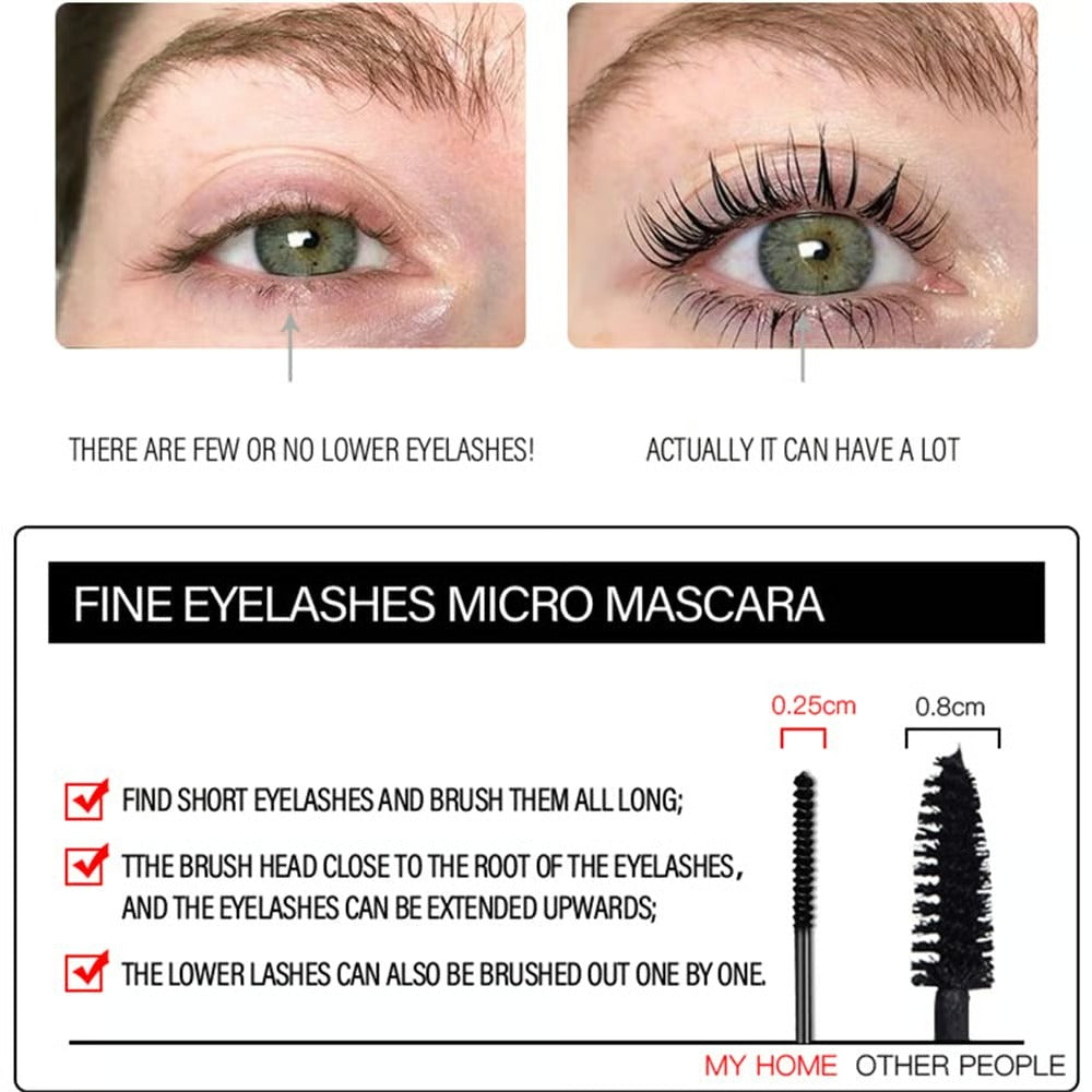 Thick, Curling, Long-lasting Mascara, Waterproof, Sweat-proof, Lengthening, Non-smudged
