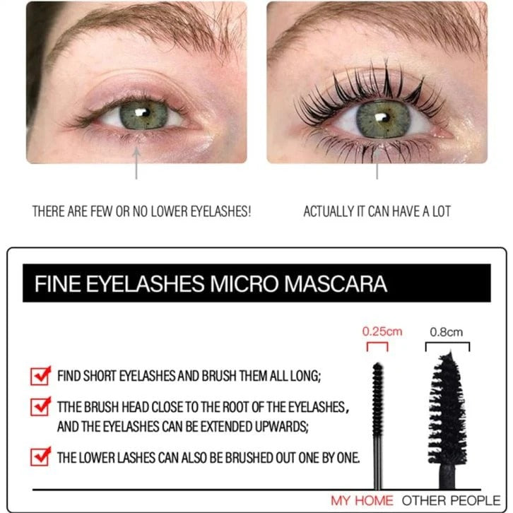 Thick, Curling, Long-lasting Mascara, Waterproof, Sweat-proof, Lengthening, Non-smudged